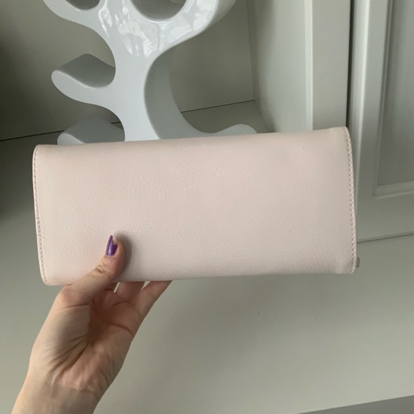 PANDORA Unforgettable Moments Pink Travel Jewelry Case Organizer Clutch Leather - Picture 3 of 16